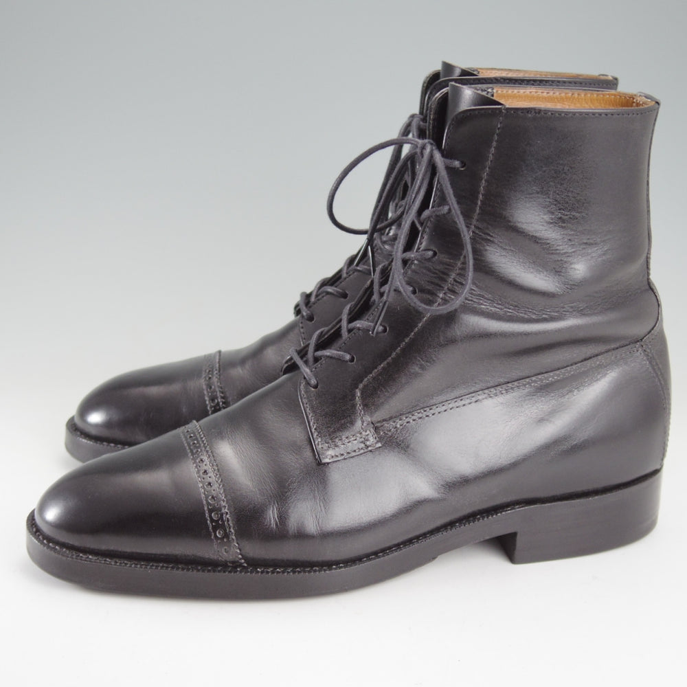 ★(英)シュナイダーブーツ SIZE 6.5【定価￥198,000-★Paddock Boots/パドックブーツ】52ラスト/カーフ/黒/メンズ/SCHNIEDER BOOTS★o569