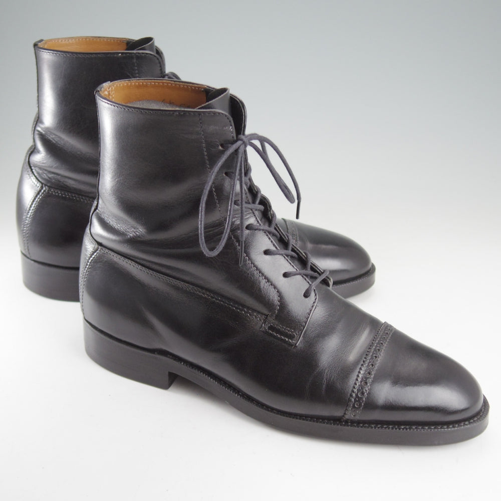★(英)シュナイダーブーツ SIZE 6.5【定価￥198,000-★Paddock Boots/パドックブーツ】52ラスト/カーフ/黒/メンズ/SCHNIEDER BOOTS★o569