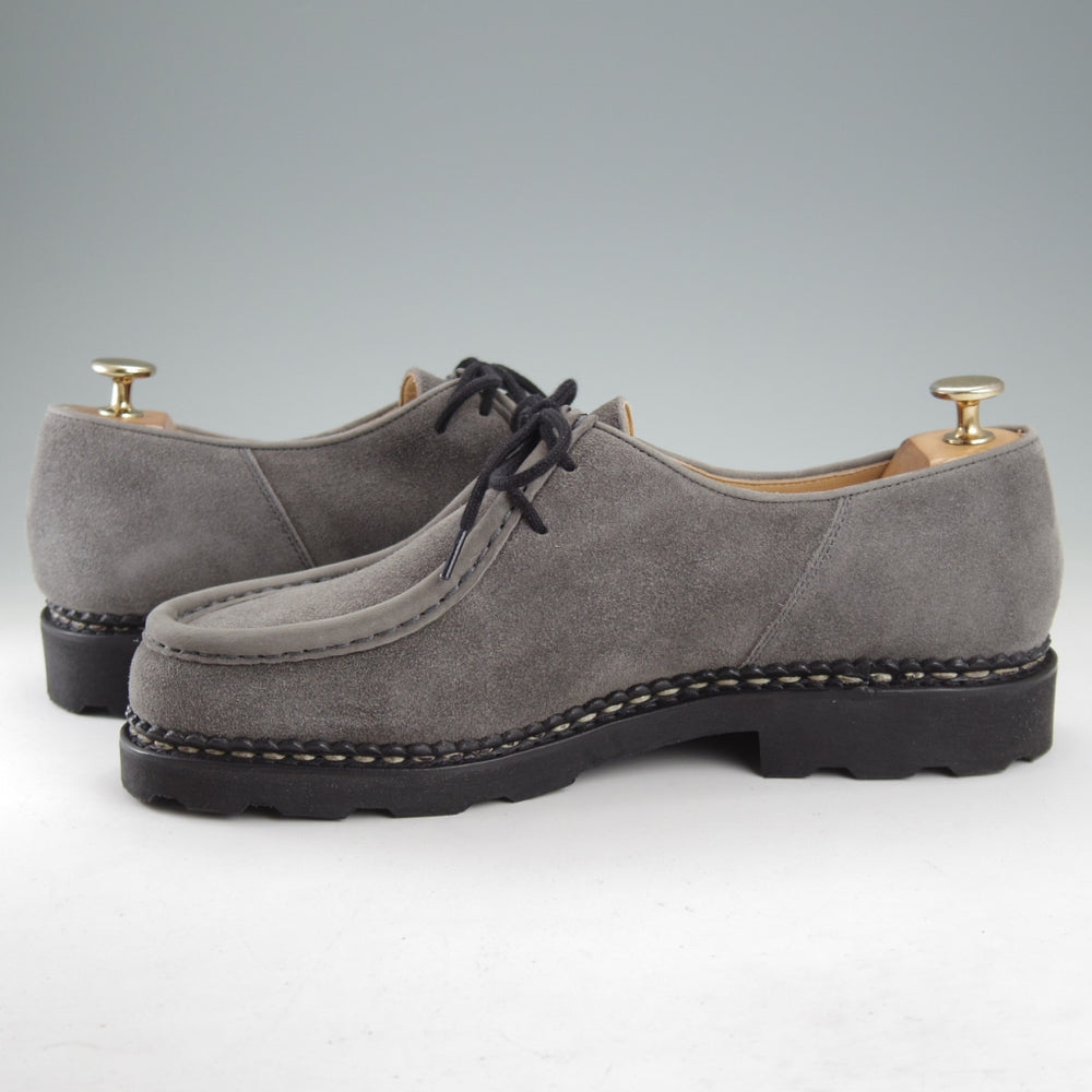 未使用★パラブーツ SIZE 42【定価￥94,600-★ミカエル/MICHAEL】チロリアンシューズ/スエード/GRIS/灰/メンズ/Paraboot★o034