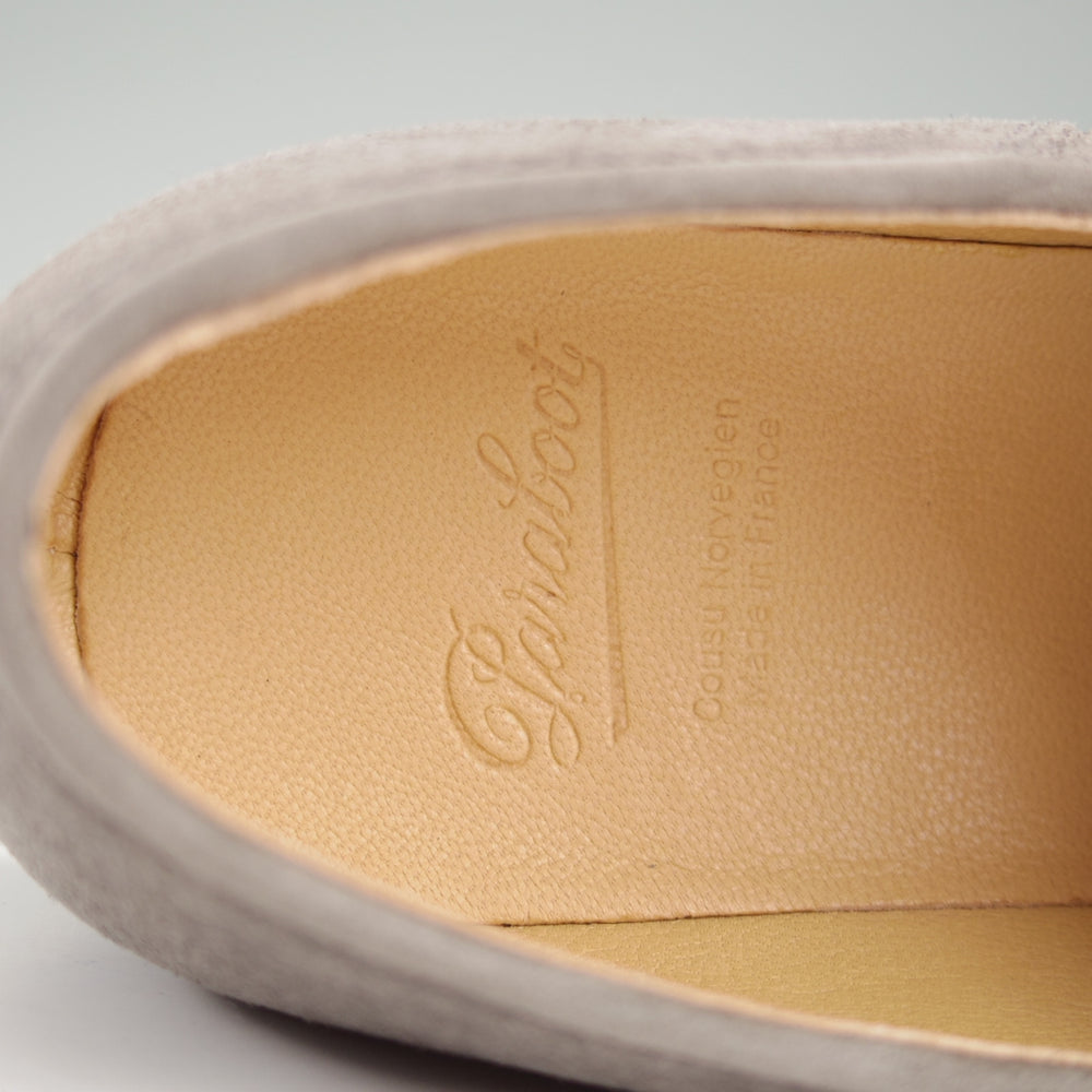 未使用★パラブーツ SIZE 42【定価￥94,600-★ミカエル/MICHAEL】チロリアンシューズ/スエード/GRIS/灰/メンズ/Paraboot★o034