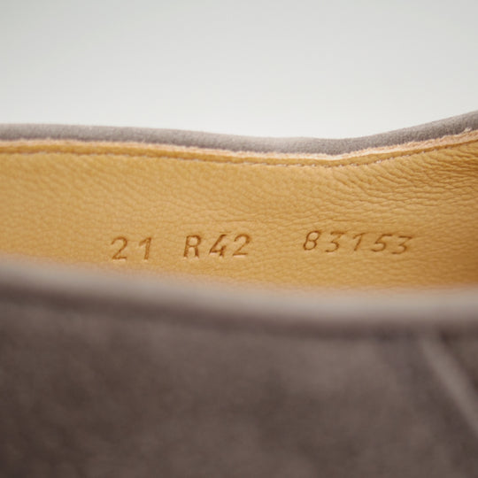 未使用★パラブーツ SIZE 42【定価￥94,600-★ミカエル/MICHAEL】チロリアンシューズ/スエード/GRIS/灰/メンズ/Paraboot★o034