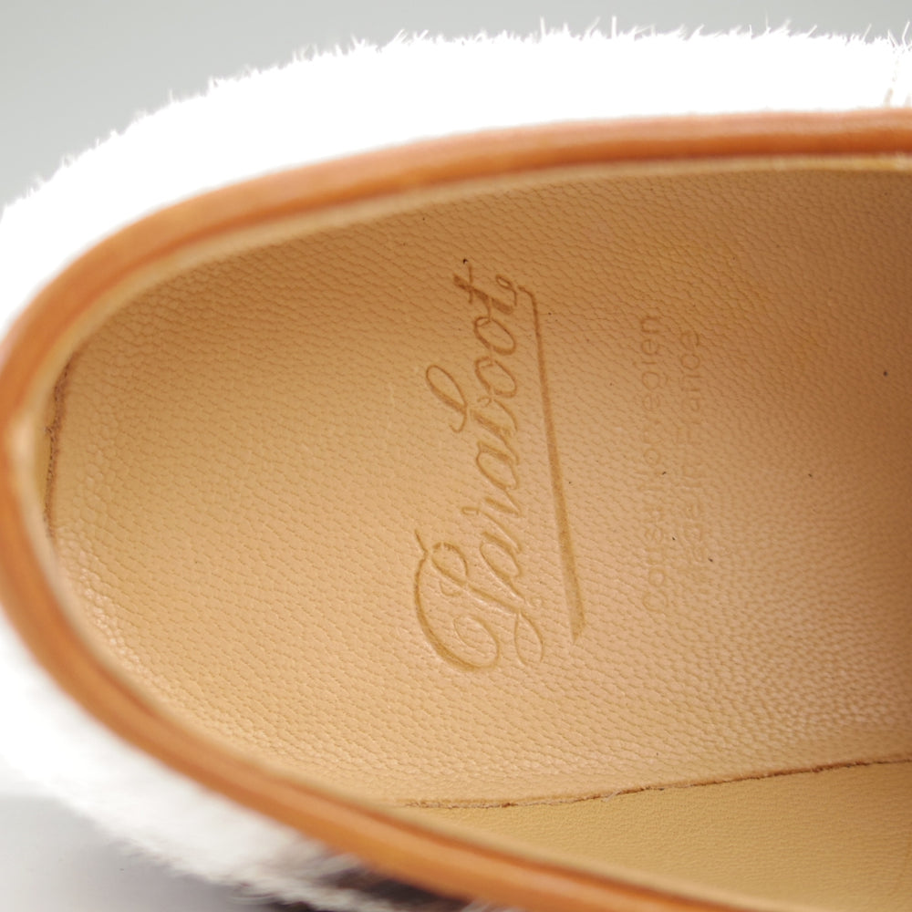 未使用★パラブーツ SIZE 40【定価￥96,800-★ハラコ仕様/MICHAEL/ミカエル】チロリアンシューズ/POILS VACHE/Paraboot★o035