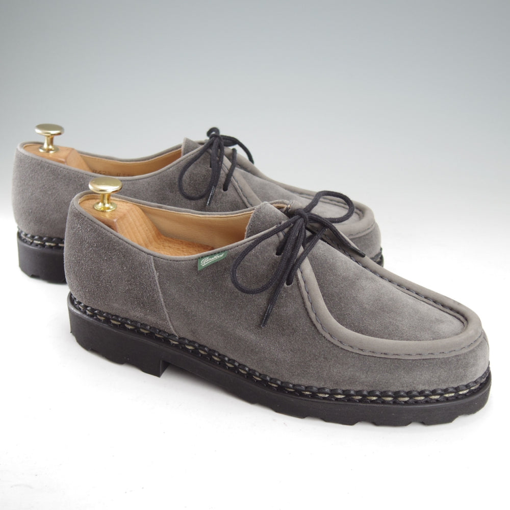 未使用★パラブーツ SIZE 42.5【定価￥94,600-★ミカエル/MICHAEL】チロリアンシューズ/スエード/GRIS/灰/メンズ/Paraboot★o036