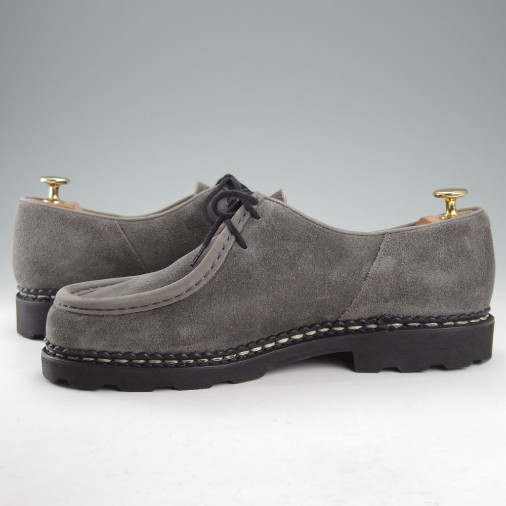 未使用★パラブーツ SIZE 42.5【定価￥94,600-★ミカエル/MICHAEL】チロリアンシューズ/スエード/GRIS/灰/メンズ/Paraboot★o036