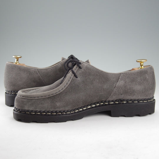 未使用★パラブーツ SIZE 42.5【定価￥94,600-★ミカエル/MICHAEL】チロリアンシューズ/スエード/GRIS/灰/メンズ/Paraboot★o036