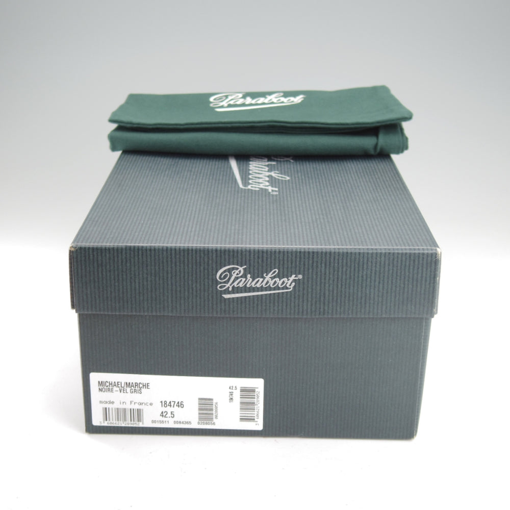 未使用★パラブーツ SIZE 42.5【定価￥94,600-★ミカエル/MICHAEL】チロリアンシューズ/スエード/GRIS/灰/メンズ/Paraboot★o036