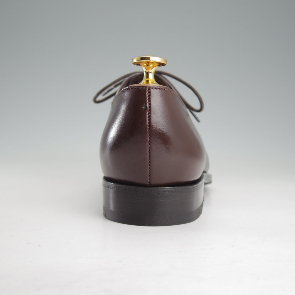 極美品★J.M.ウエストン 6.5D【定価￥148,500-★ホールカット/REMI/357】T6ラスト/ボックスカーフ/濃茶/メンズ/Weston/ウェストン★o574