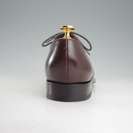 極美品★J.M.ウエストン 6.5D【定価￥148,500-★ホールカット/REMI/357】T6ラスト/ボックスカーフ/濃茶/メンズ/Weston/ウェストン★o574