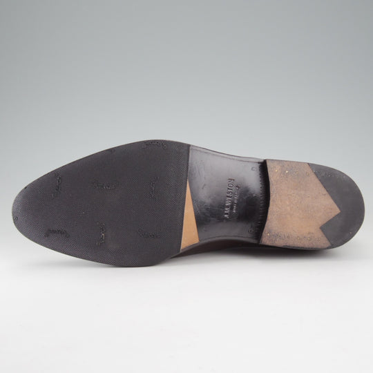 極美品★J.M.ウエストン 6.5D【定価￥148,500-★ホールカット/REMI/357】T6ラスト/ボックスカーフ/濃茶/メンズ/Weston/ウェストン★o574