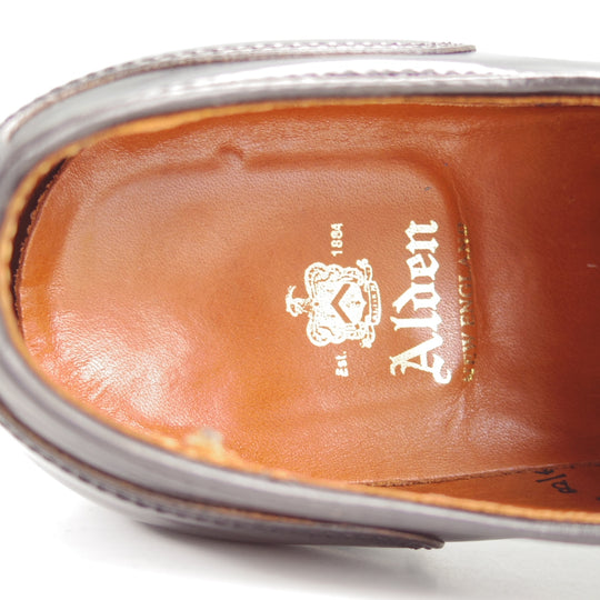 極上★オールデン 6D【定価￥220,000-★コードバン仕様/2161/アバディーンラスト】ストレートチップ/黒/メンズ/ALDEN★o037