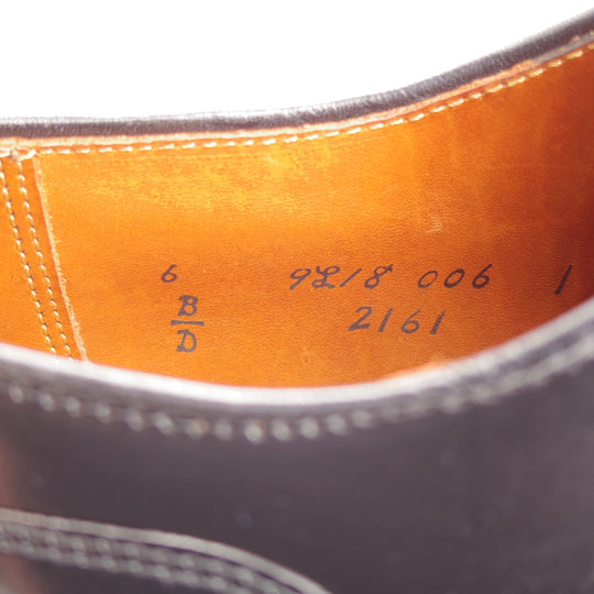 極上★オールデン 6D【定価￥220,000-★コードバン仕様/2161/アバディーンラスト】ストレートチップ/黒/メンズ/ALDEN★o037