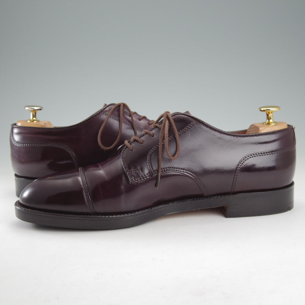 極美品★オールデン 8.5D【定価￥220,000-★コードバン/2160/アバディーンラスト】ストレートチップ/バーガンディー/赤茶/ALDEN★o038