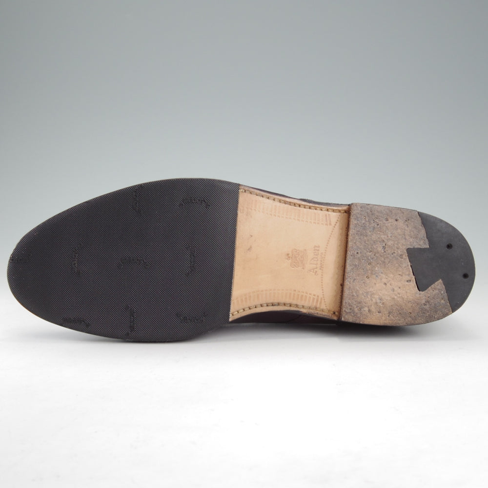 極美品★オールデン 8.5D【定価￥220,000-★コードバン/2160/アバディーンラスト】ストレートチップ/バーガンディー/赤茶/ALDEN★o038