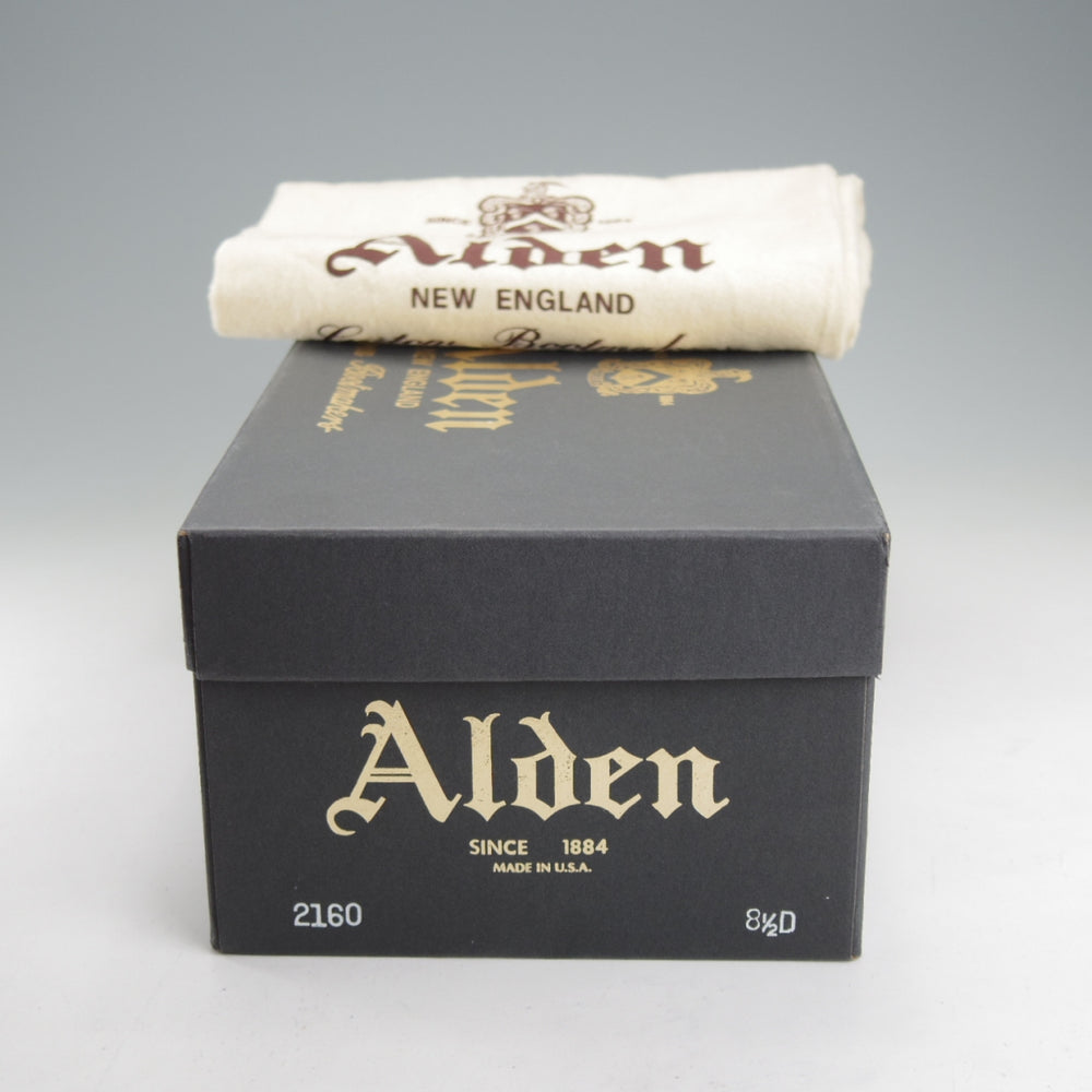 極美品★オールデン 8.5D【定価￥220,000-★コードバン/2160/アバディーンラスト】ストレートチップ/バーガンディー/赤茶/ALDEN★o038