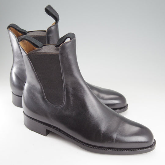 極上★J.M.ウエストン 6.5D【定価￥209,000-★サイドゴアブーツ/705】39ラスト/ボックスカーフ/黒/メンズ/Weston/ウェストン★o577