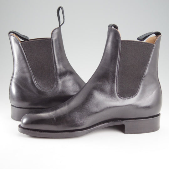 極上★J.M.ウエストン 6.5D【定価￥209,000-★サイドゴアブーツ/705】39ラスト/ボックスカーフ/黒/メンズ/Weston/ウェストン★o577