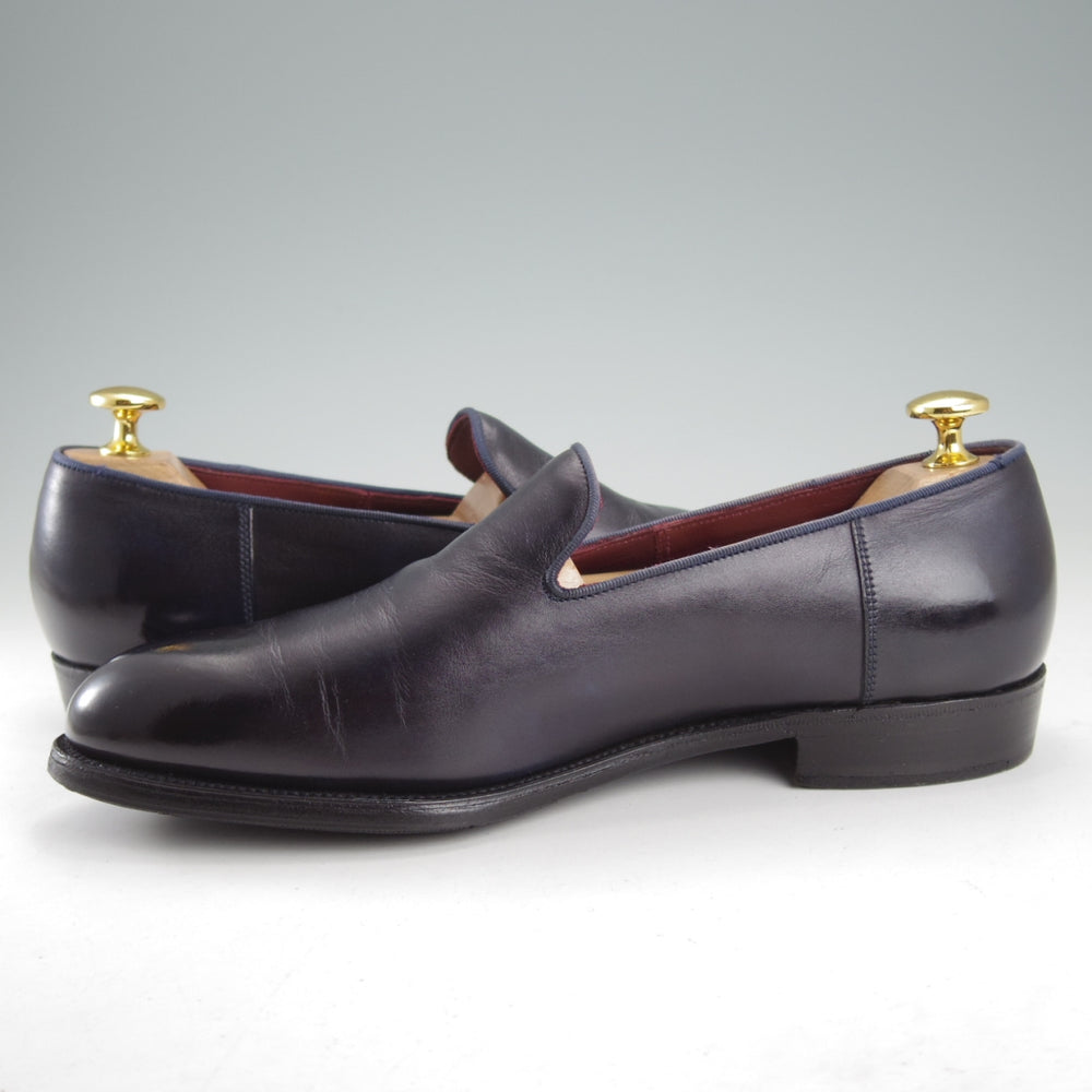 極上★J.M.ウエストン 5.5D【定価￥167,200-★ウルトラウエストン/345/ローファー】S1ラスト/スリッポン/紺/Weston/ウェストン★o040