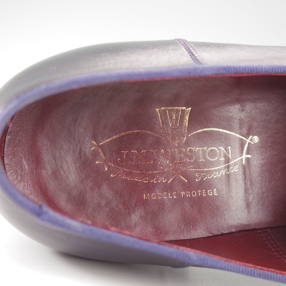 極上★J.M.ウエストン 5.5D【定価￥167,200-★ウルトラウエストン/345/ローファー】S1ラスト/スリッポン/紺/Weston/ウェストン★o040