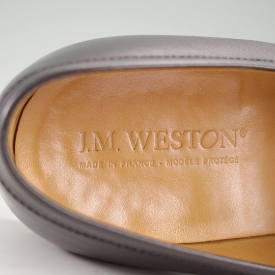 極上★J.M.ウエストン 7.5D【現行定価￥156,200-★180/コインローファー】41ラスト/ボックスカーフ/黒/メンズ/Weston/ウェストン★o041