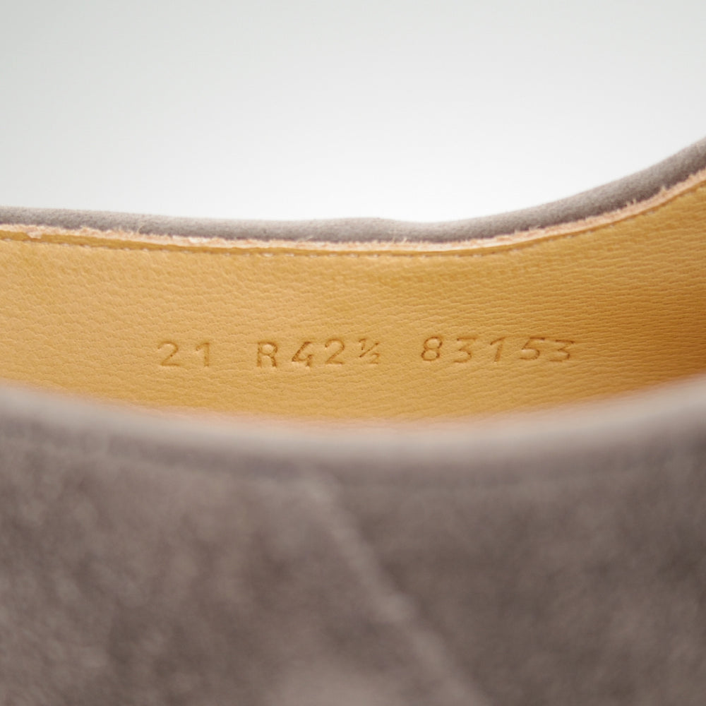 未使用★パラブーツ SIZE 42.5【定価￥94,600-★ミカエル/MICHAEL】チロリアンシューズ/スエード/GRIS/灰/メンズ/Paraboot★o036