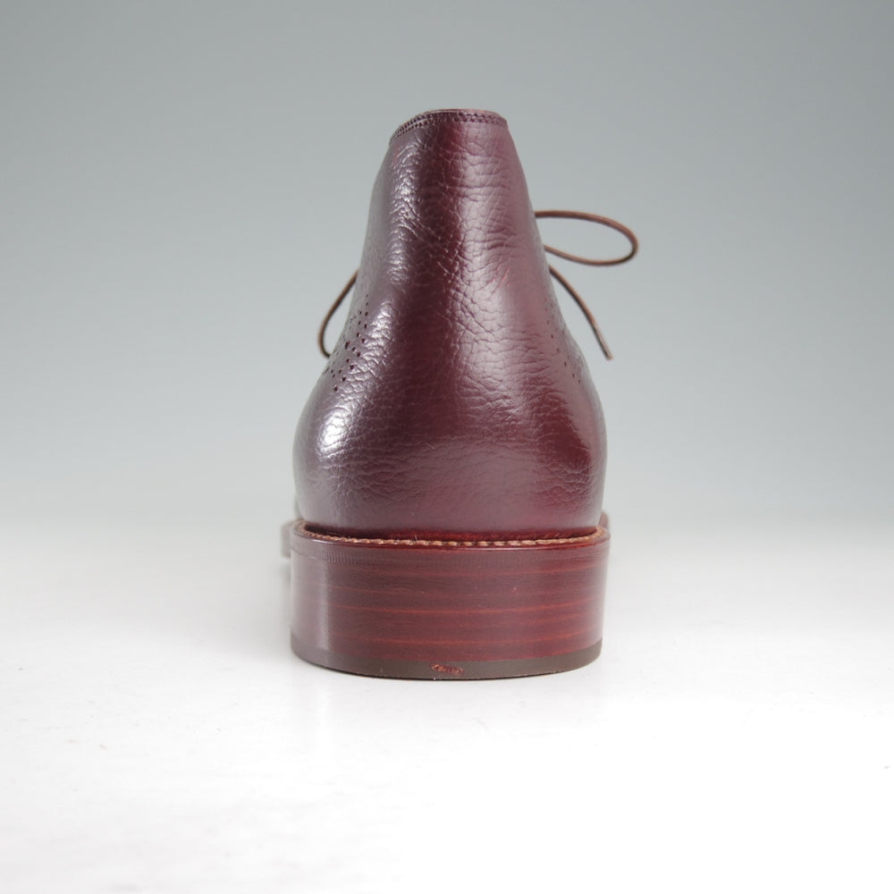 未使用★(伊)シルヴァノ・ラッタンジ SIZE 9【オーダー品★ンドソーンウェルテッド製法】チャッカブーツ/赤茶/Silvano Lattanzi★p130