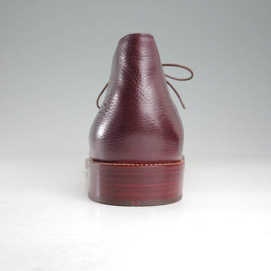 未使用★(伊)シルヴァノ・ラッタンジ SIZE 9【オーダー品★ンドソーンウェルテッド製法】チャッカブーツ/赤茶/Silvano Lattanzi★p130