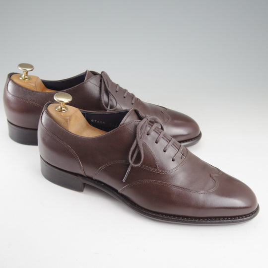 極上★三陽山長 SIZE 7【定価￥99,000-★二子玉川店限定品/珠八郎】R2010ラスト/ブラインドブローグ/カーフ/濃茶/Sanyo Yamacho★p131