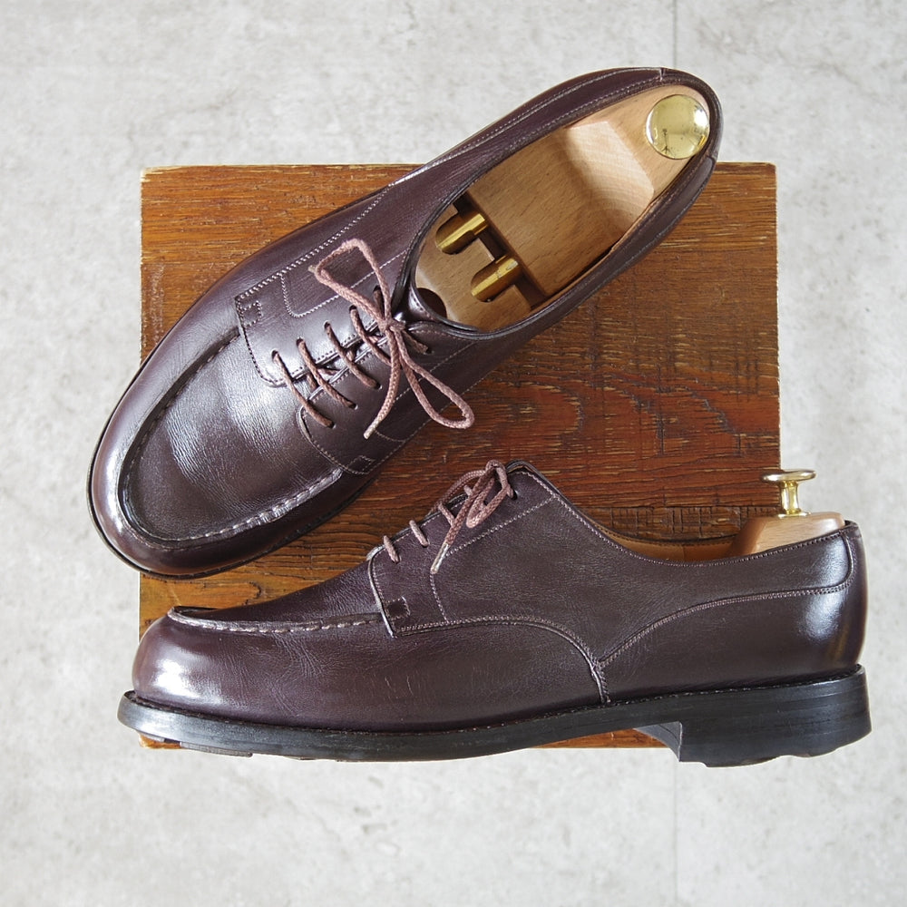 ★J.M.ウエストン 8E【現行定価￥176,000-★ノヴォカーフ仕様/ゴルフ/GOLF】641/31ラスト/Uチップ/濃茶/Weston/ウェストン★o051