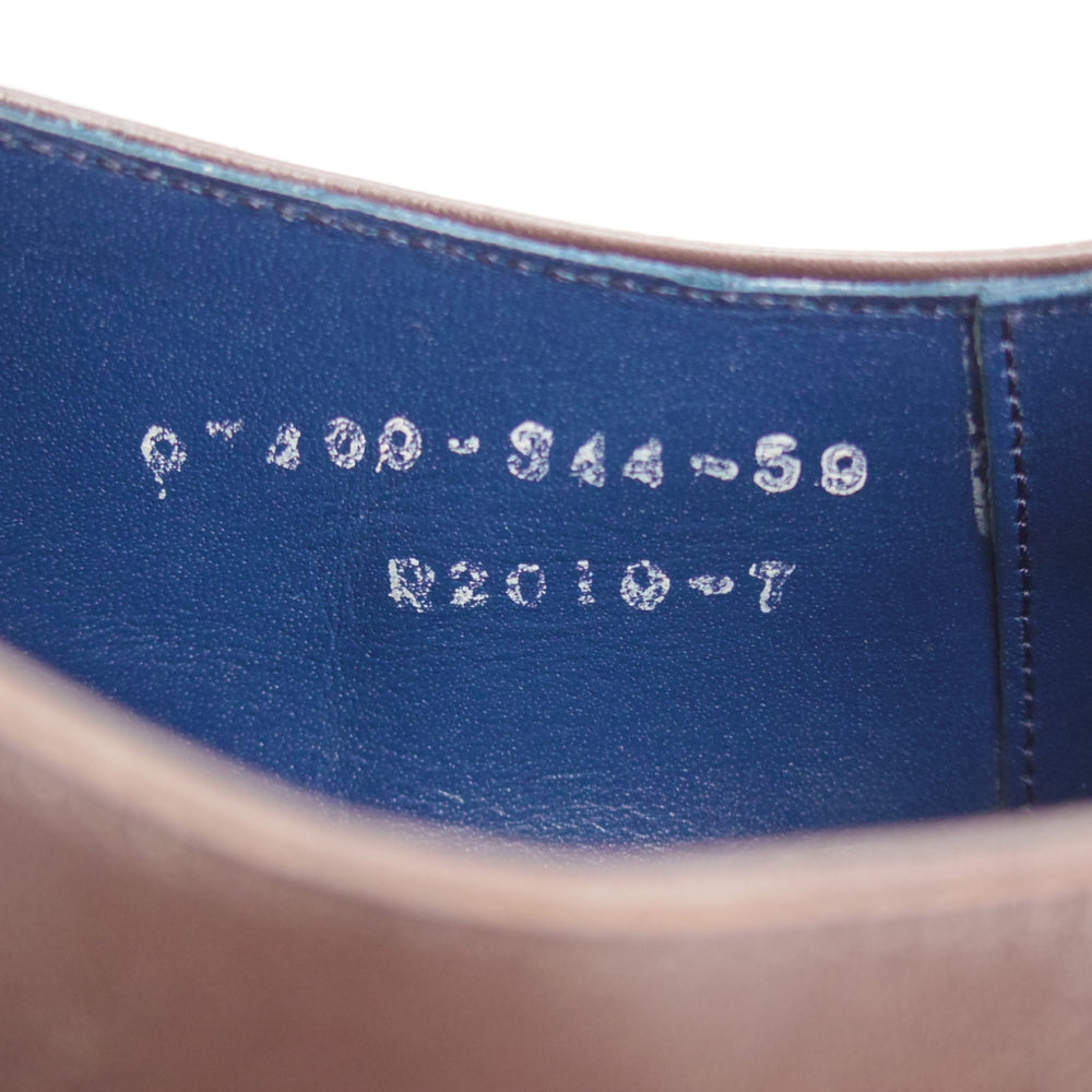 極上★三陽山長 SIZE 7【定価￥99,000-★二子玉川店限定品/珠八郎】R2010ラスト/ブラインドブローグ/カーフ/濃茶/Sanyo Yamacho★p131