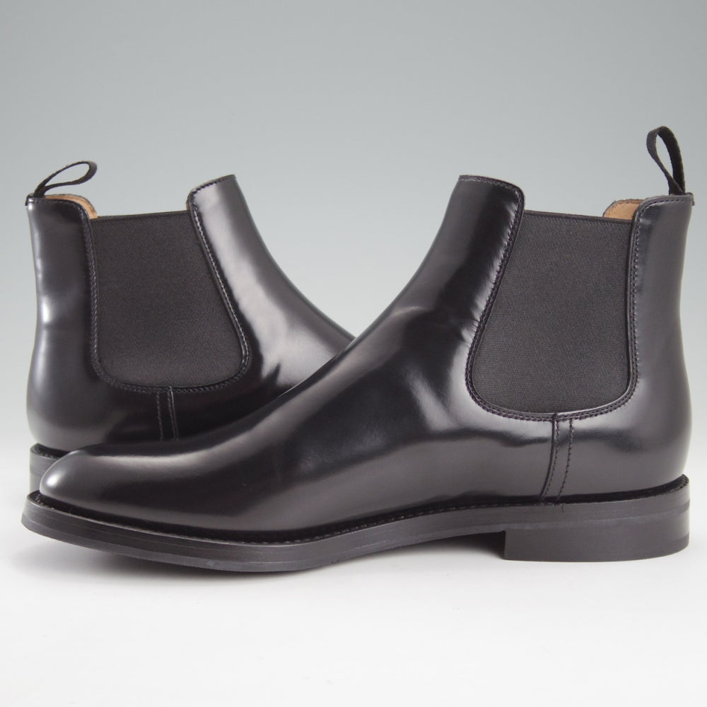 未使用★チャーチ(レディース) SIZE 36.5【定価￥181,500-★MONMOUTH/サイドゴアブーツ】ポリッシュドバインダーカーフ/黒/Church's★o042