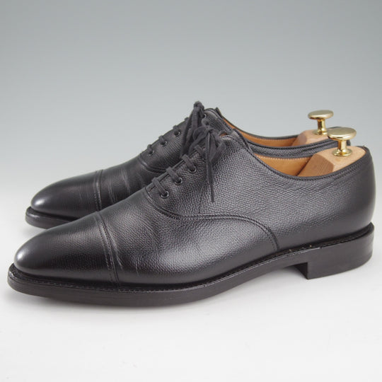 美品★ジョンロブ 6E【現行定価20万円以上★CITY3/シティ/7000ラスト】ストレートチップ/クシュベルカーフ/黒/メンズ/JOHN LOBB★o043