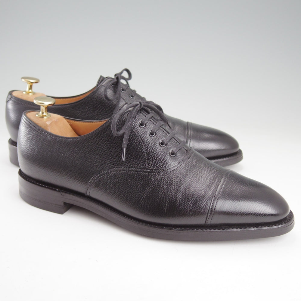 美品★ジョンロブ 6E【現行定価20万円以上★CITY3/シティ/7000ラスト】ストレートチップ/クシュベルカーフ/黒/メンズ/JOHN LOBB★o043