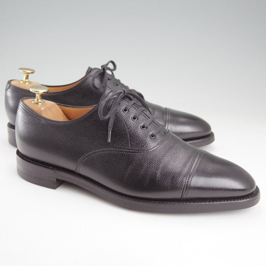 美品★ジョンロブ 6E【現行定価20万円以上★CITY3/シティ/7000ラスト】ストレートチップ/クシュベルカーフ/黒/メンズ/JOHN LOBB★o043