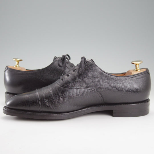 美品★ジョンロブ 6E【現行定価20万円以上★CITY3/シティ/7000ラスト】ストレートチップ/クシュベルカーフ/黒/メンズ/JOHN LOBB★o043