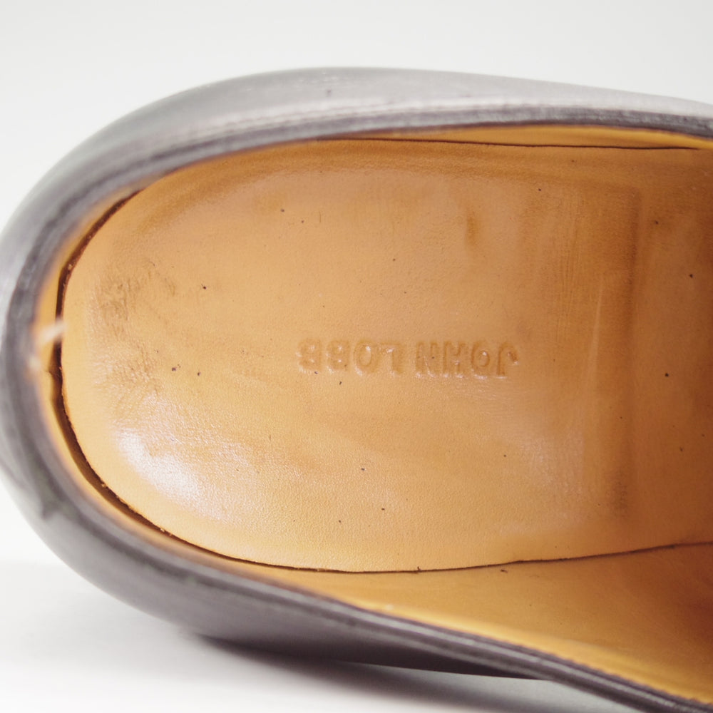 ★ジョンロブ 8E【定価￥240,900-★アクアカーフ仕様のシティ2/CITY/7000ラスト】ストレートチップ/黒/メンズ/JOHN LOBB★p132