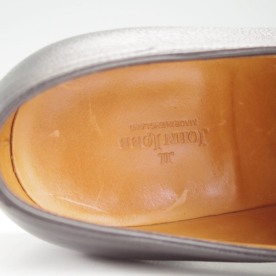 美品★ジョンロブ 6E【現行定価20万円以上★CITY3/シティ/7000ラスト】ストレートチップ/クシュベルカーフ/黒/メンズ/JOHN LOBB★o043