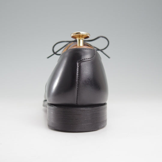 極美品★クロケット&ジョーンズ 6.5E【同系モデル定価￥132,000-★CONNAUGHT/ストレートチップ】236ラスト/カーフ/黒/Crockett&Jones★o045