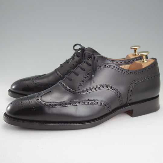 極上★チャーチ 85F/UK8.5【現行定価￥181,500-★チェットウィンド/CHETWYND】173ラスト/フルブローグ/カーフ/黒/メンズ/Church's★o046
