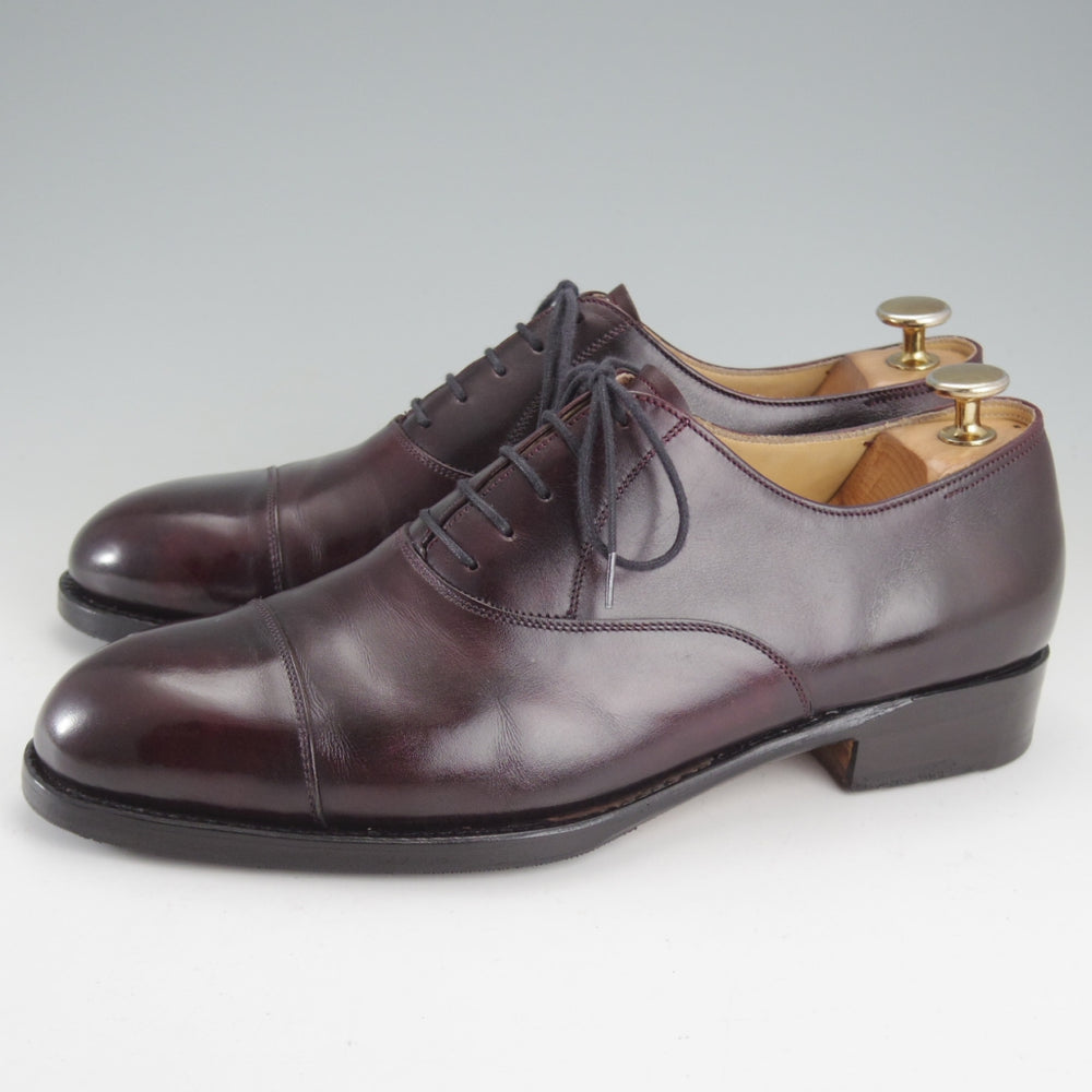 極上★VASS/ヴァーシュ SIZE 39.5【定価￥159,500-★純正ツリー付/Alt English/ストレートチップ】Fラスト/ミュージアムカーフ★o583