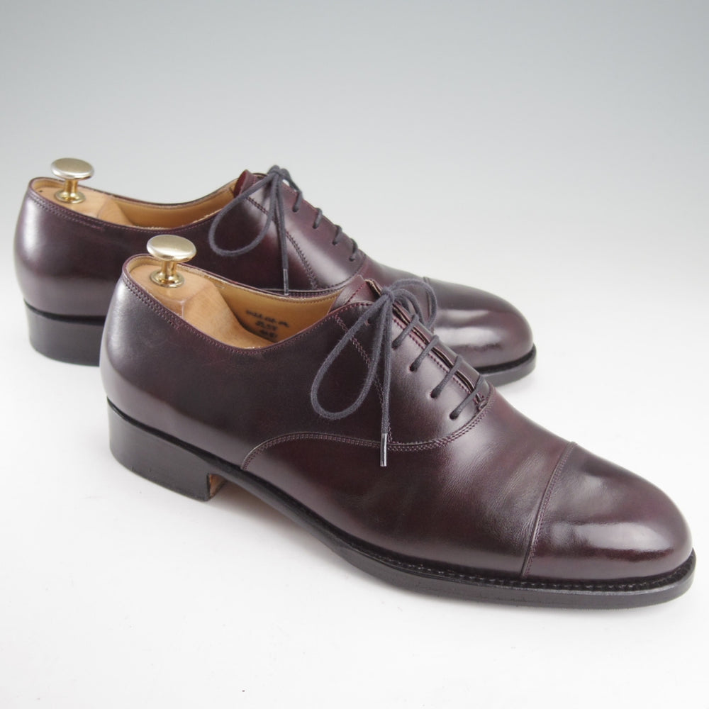 極上★VASS/ヴァーシュ SIZE 39.5【定価￥159,500-★純正ツリー付/Alt English/ストレートチップ】Fラスト/ミュージアムカーフ★o583