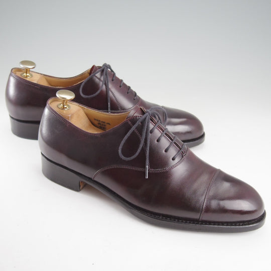 極上★VASS/ヴァーシュ SIZE 39.5【定価￥159,500-★純正ツリー付/Alt English/ストレートチップ】Fラスト/ミュージアムカーフ★o583