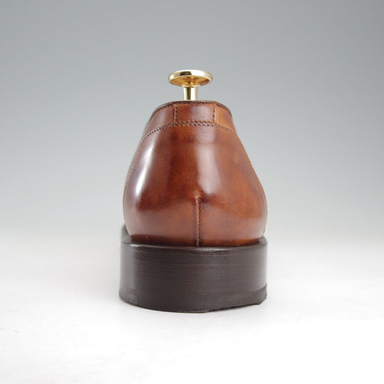 極美品★(伊)O'KEEFFE/オキーフ SIZE 7.5【定価￥75,900-★グッドイヤーウェルテッド製法/BEAMS取扱い】タッセルローファー/茶★o047