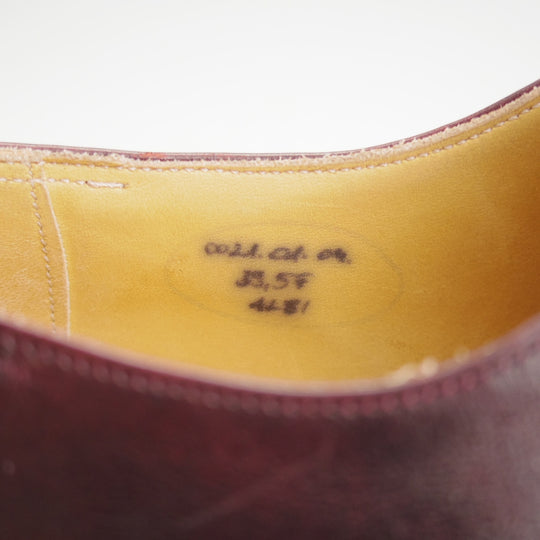 極上★VASS/ヴァーシュ SIZE 39.5【定価￥159,500-★純正ツリー付/Alt English/ストレートチップ】Fラスト/ミュージアムカーフ★o583
