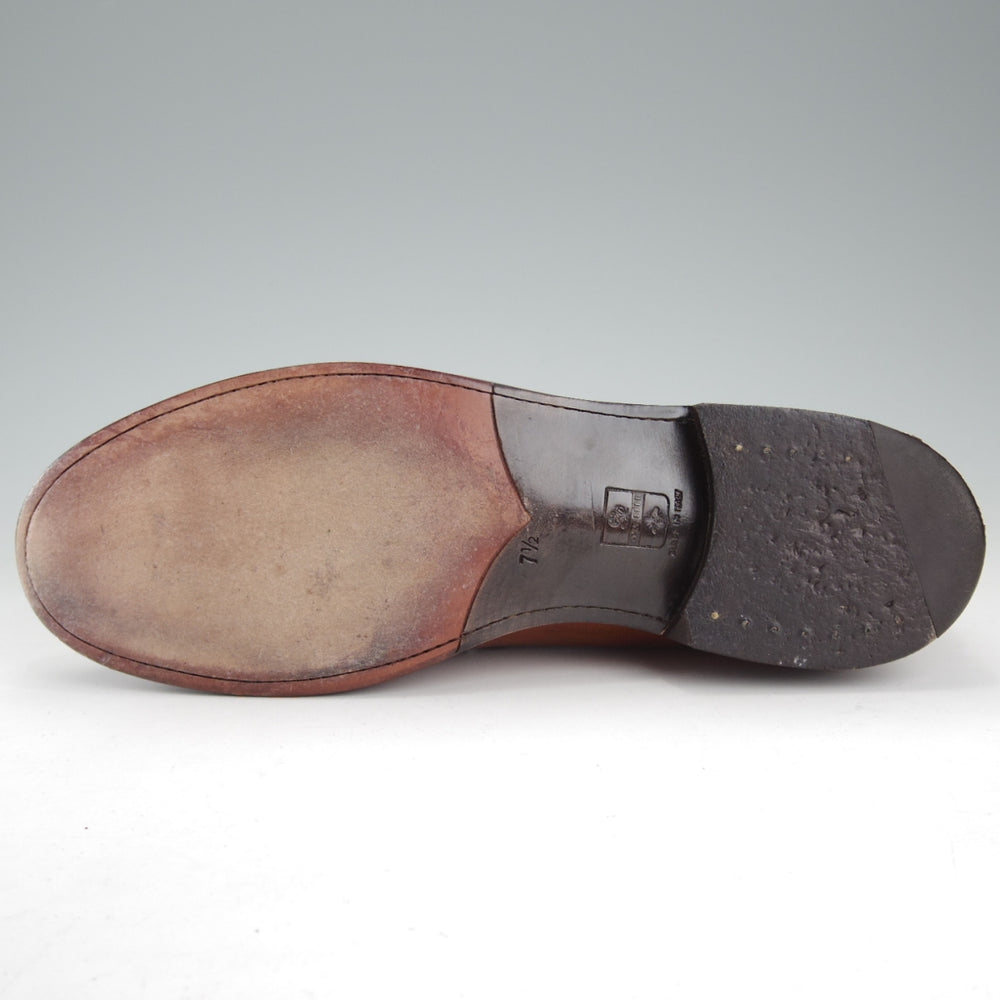 極美品★(伊)O'KEEFFE/オキーフ SIZE 7.5【定価￥75,900-★グッドイヤーウェルテッド製法/BEAMS取扱い】タッセルローファー/茶★o047