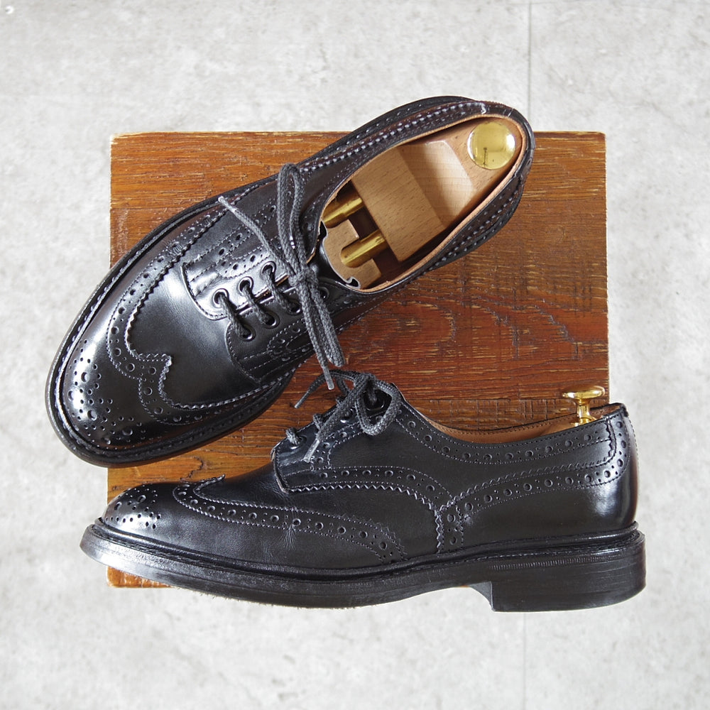 極上★トリッカーズ SIZE 5.5【定価￥132,000-★ダイナイトソール/BOURTON/バートン】5633/カントリーシューズ/カーフ/黒/Tricker's★p139