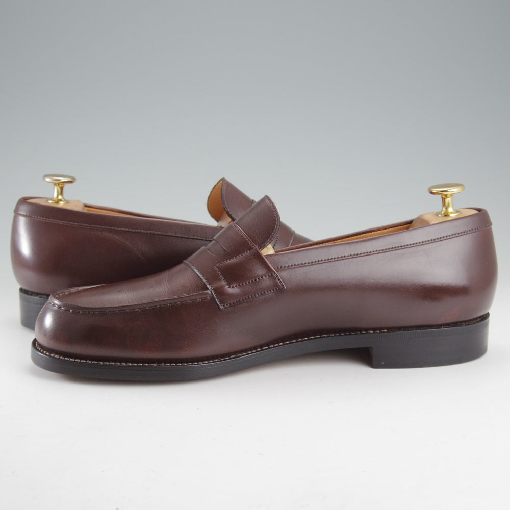 ★J.M.ウエストン 7.5E【定価￥156,200-★180/コインローファー】41ラスト/ボックスカーフ/濃茶/メンズ/Weston/ウェストン★o584