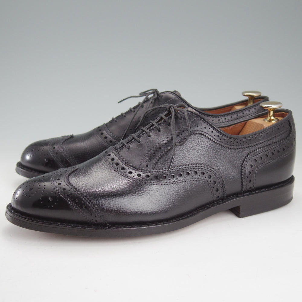 極上★(米)アレンエドモンズ 8.5E【現行定価13万円程度★Hamptons/ショートウイング】グレインレザー/黒/メンズ/ALLEN EDMONDS★o049