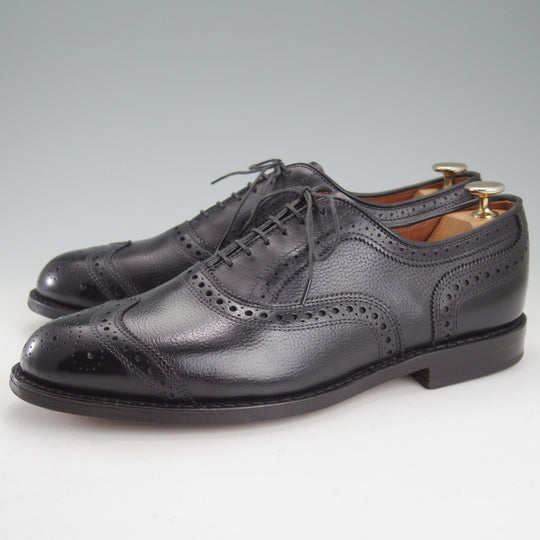 極上★(米)アレンエドモンズ 8.5E【現行定価13万円程度★Hamptons/ショートウイング】グレインレザー/黒/メンズ/ALLEN EDMONDS★o049