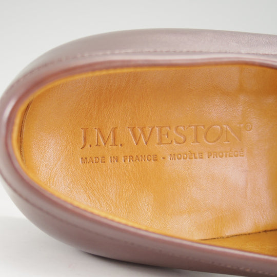 ★J.M.ウエストン 7.5E【定価￥156,200-★180/コインローファー】41ラスト/ボックスカーフ/濃茶/メンズ/Weston/ウェストン★o584