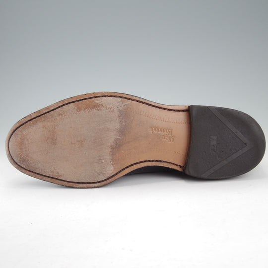 極上★(米)アレンエドモンズ 8.5E【現行定価13万円程度★Hamptons/ショートウイング】グレインレザー/黒/メンズ/ALLEN EDMONDS★o049